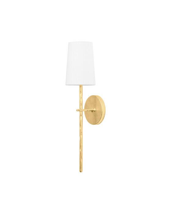 River vegglampe vintage gold