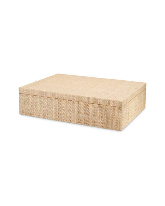 Cadiz Box Natural Raffia L OUTLET