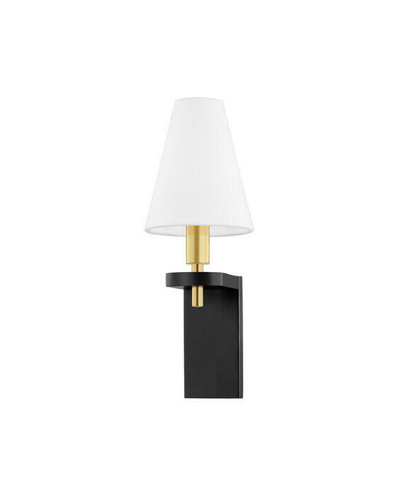 Dooley vägglampa antik mässing/brons