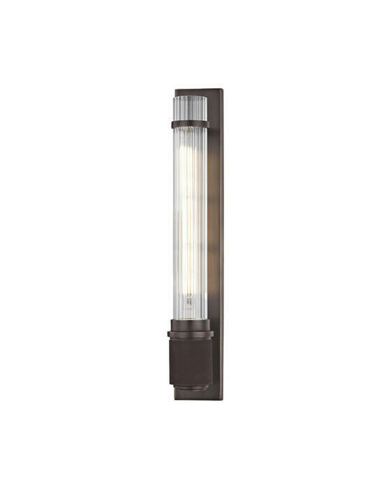 Shaw vägglampa brons