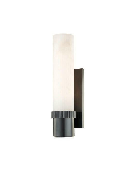Argon vägglampa brons