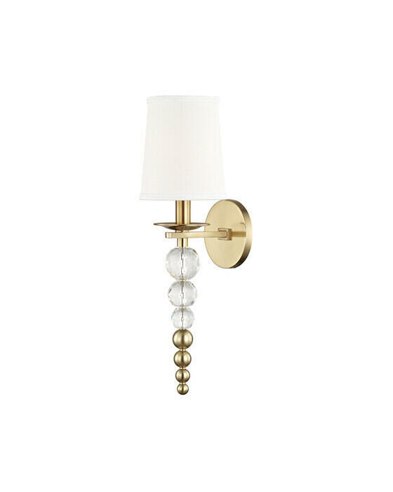 Persis vägglampa antik mässing