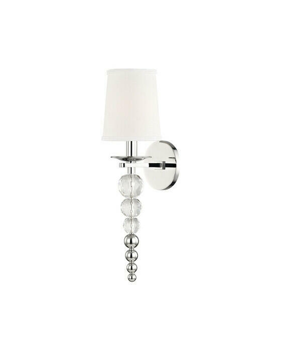 Persis vägglampa nickel