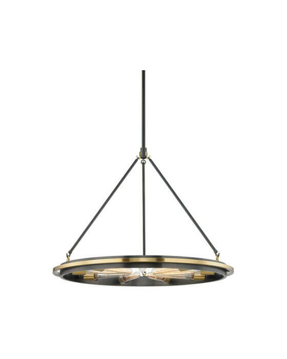 Chambers lysekrone antik messing/bronze