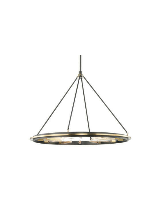 Chambers lysekrone antik messing/bronze