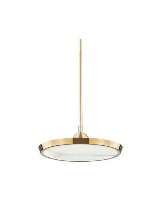 Draper taklampe antikk messing