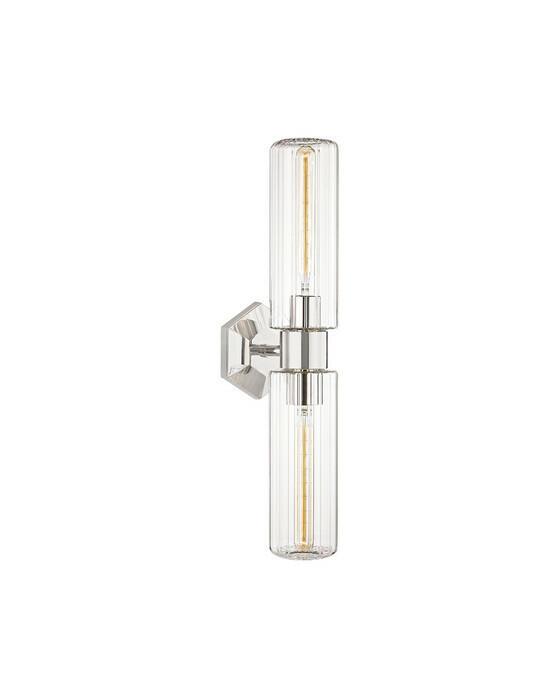 Roebling vegglampe i nikkel
