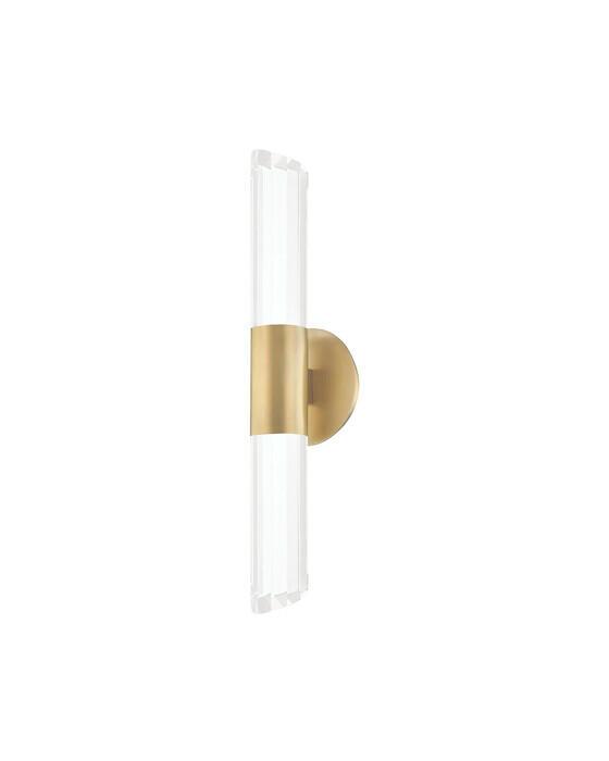 Rowe vegglampe antikk messing