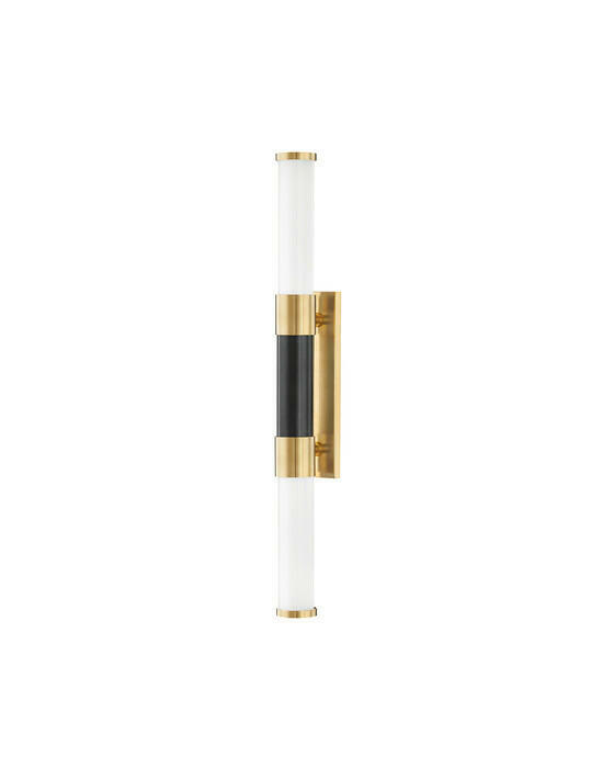 Huntington vägglampa antik mässing/brons