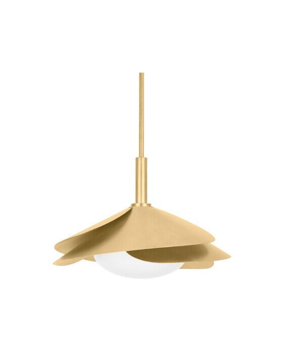Brookhaven taklampe vintage gull