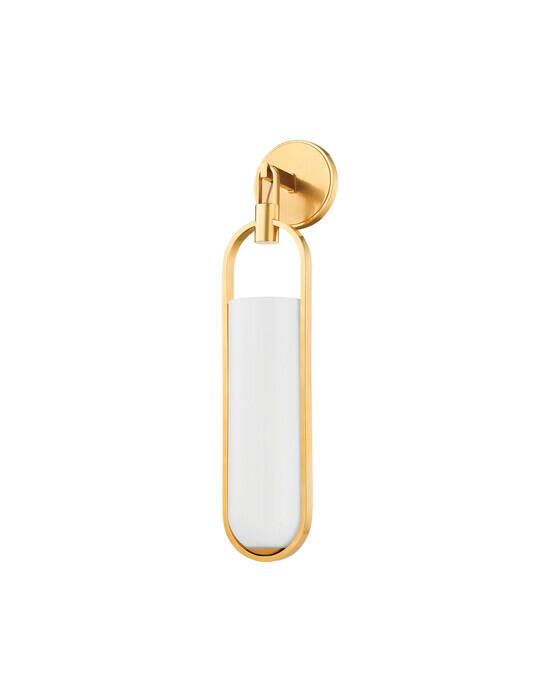 Lorimer vegglampe antikk messing