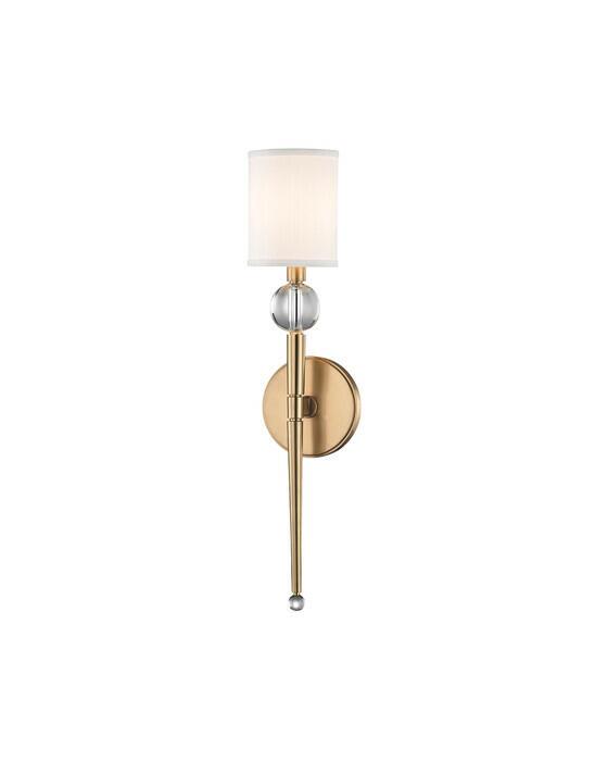 Rockland vegglampe antikk messing