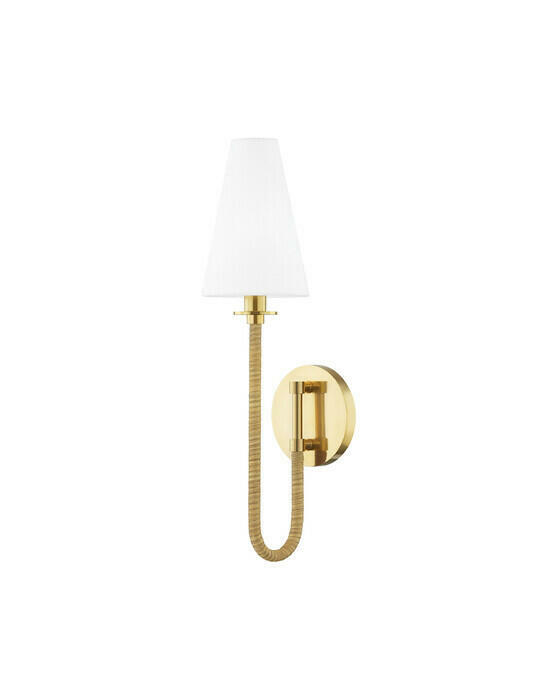 Ripley vägglampa antik mässing
