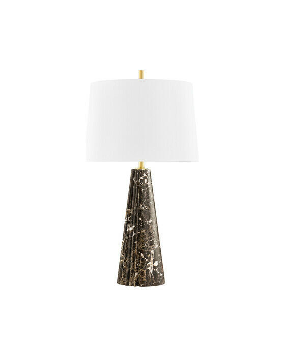 Fanny bordslampa antik mässing
