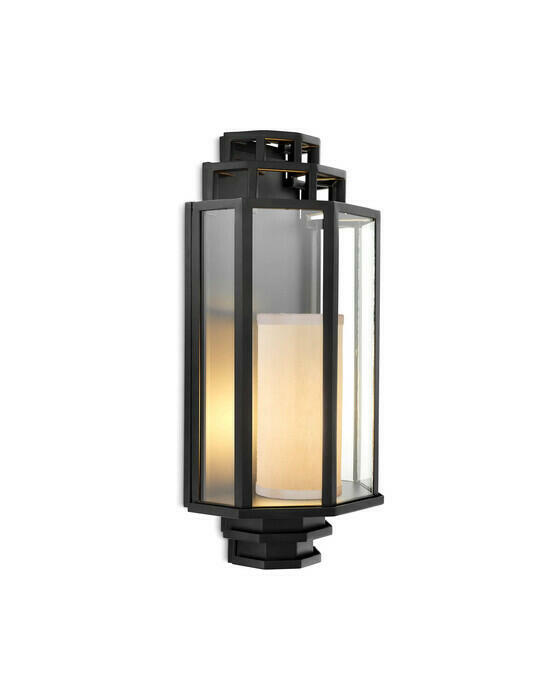 Monticello v&auml;gglampa svart OUTLET
