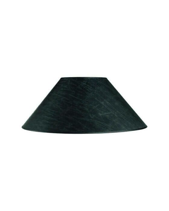 Non La lampskærm leather black OUTLET