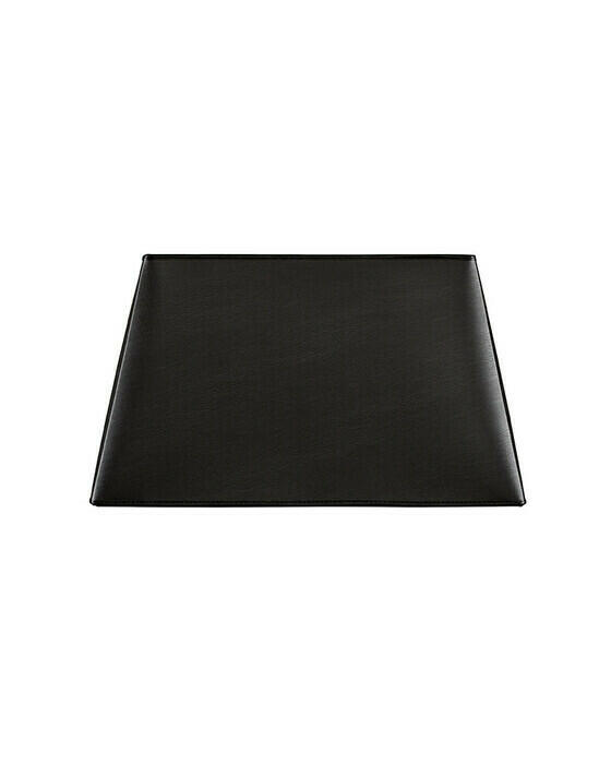 Rectangular lampeskærm leather ebony OUTLET
