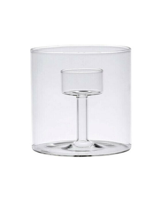 Lizette lysholder klart glass