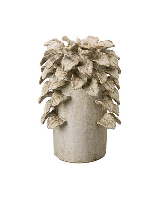 Damien vase med blade