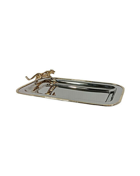 Leontine bricka silver