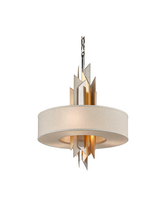 Modernist taklampa silver/guld