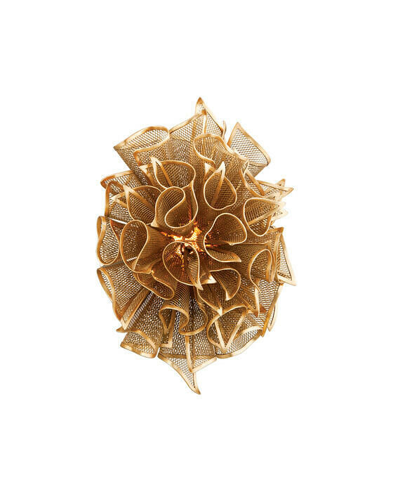 Pulse vägglampa guld