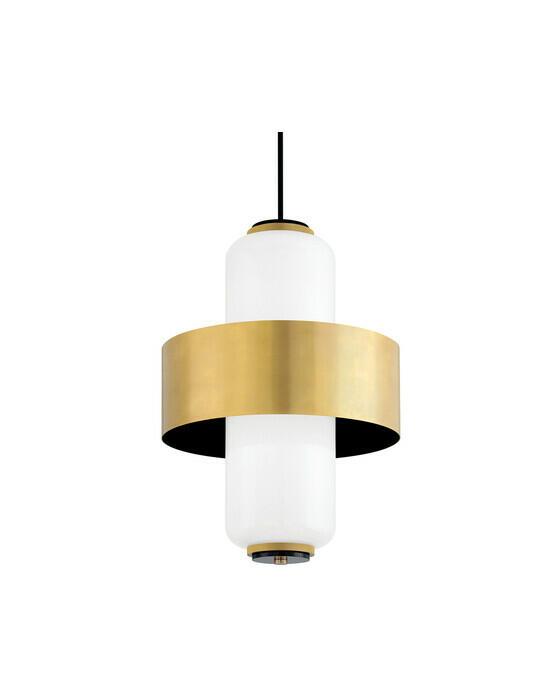 Melrose taklampa vintage mässing