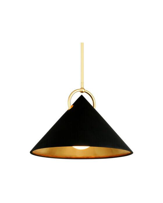 Charm taklampa guld