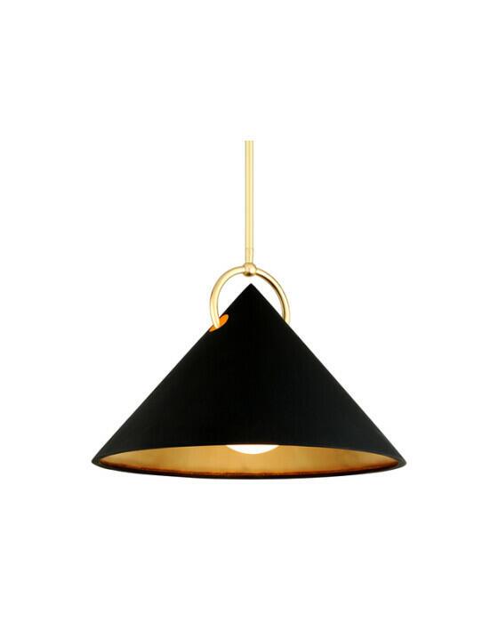 Charm taklampe gull