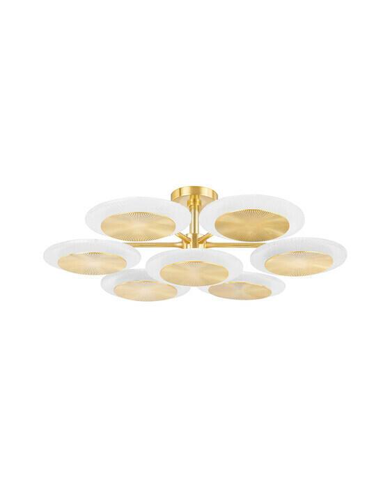 Hudson Valley Lighting Topaz kattovalaisin vintage messinki