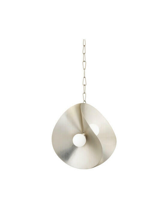 Peony taklampa silver