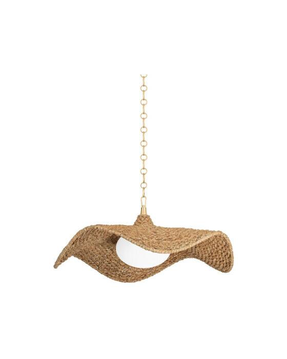 Levene taklampe vintage gull