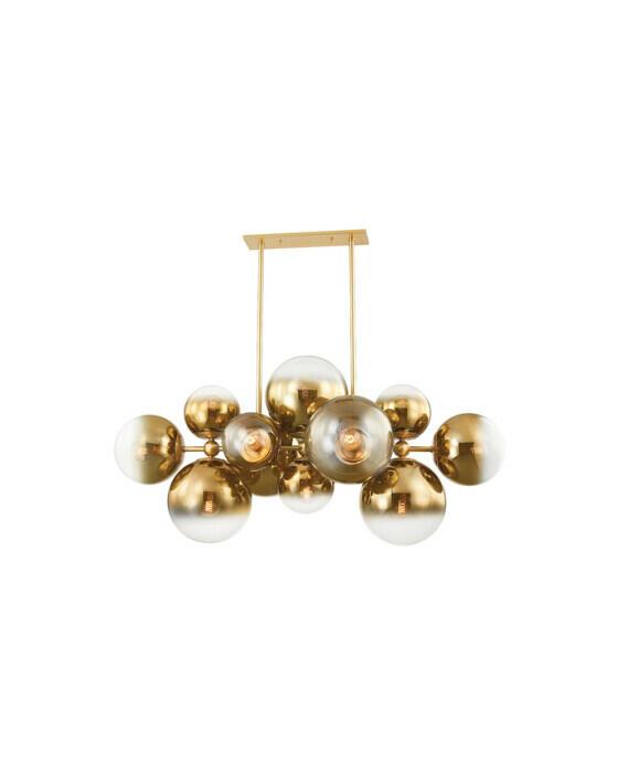 Kyoto taklampe vintage messing