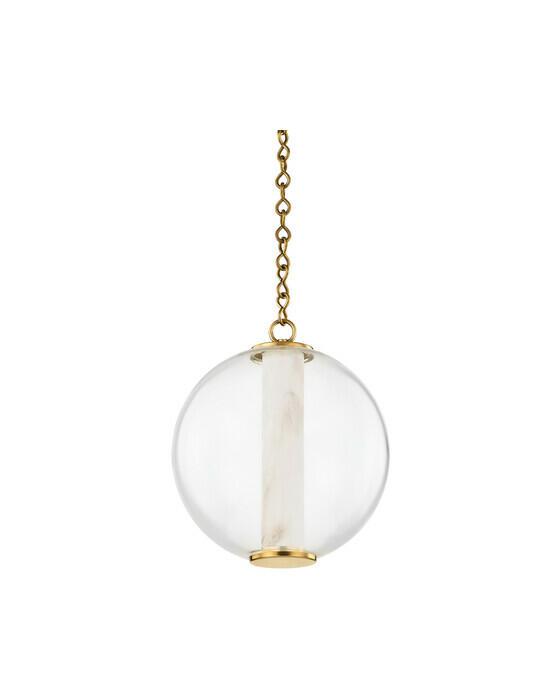 Hudson Valley Lighting Pietra kattovalaisin vintage messinki