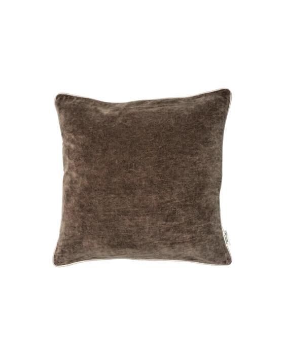 Velvet Stonewash putetrekk brun