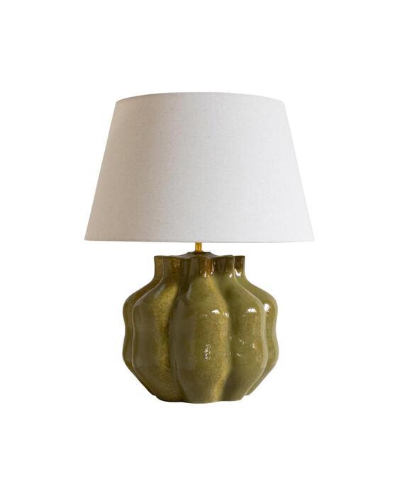Fleury green table lamp