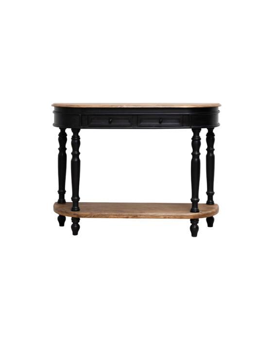 Chehoma Nevermore black console table