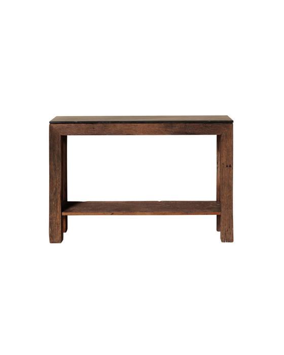 Hensley brown console table