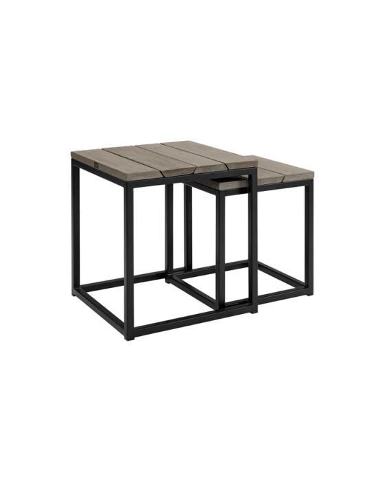 Anson sidebord, charcoal, kvadratisk OUTLET