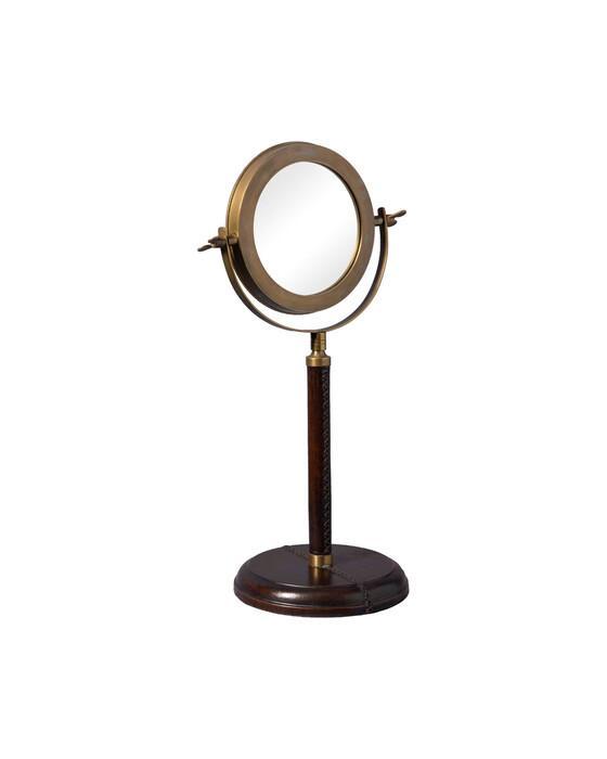 Oswald Brass Tabletop Mirror