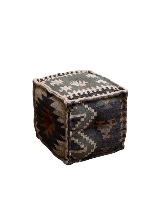 Chehoma Summer Kilim Seat Pouf