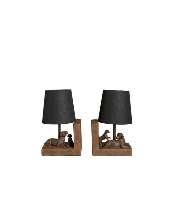 Chehoma Irwin bookends with dogs