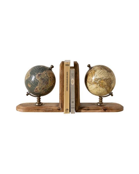 Chehoma Oxton globe bookends
