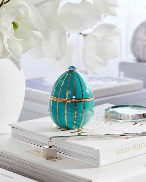 Royal Easter fabergé duftlys i turkis