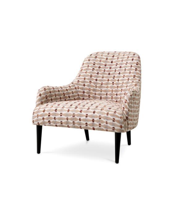 Colette lenestol ariane beige/oransje
