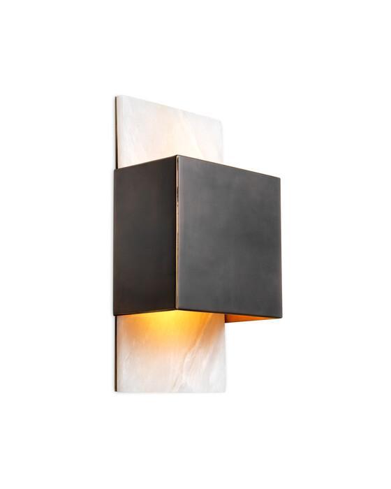 Mantova vegglampe svart