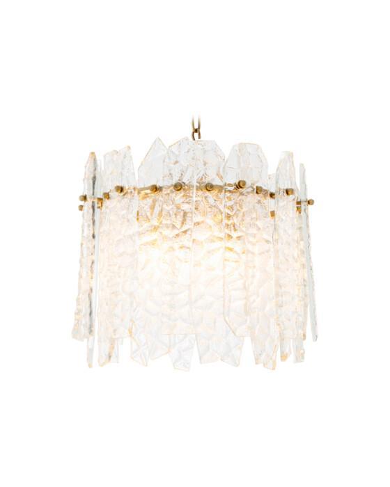 Prati taklampe antikk messing