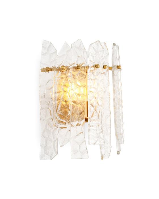 Prati vegglampe antikk messing
