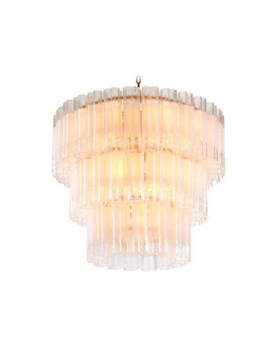 Denton Chandelier antique brass L