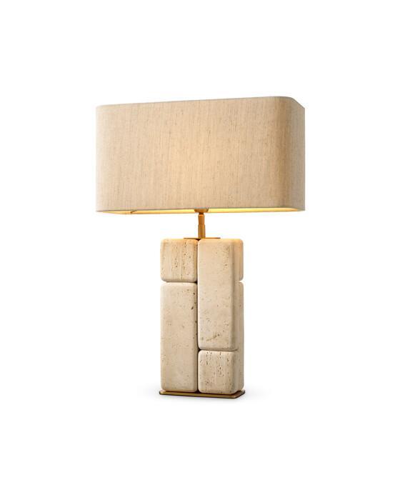 Rathmore bordslampa travertine